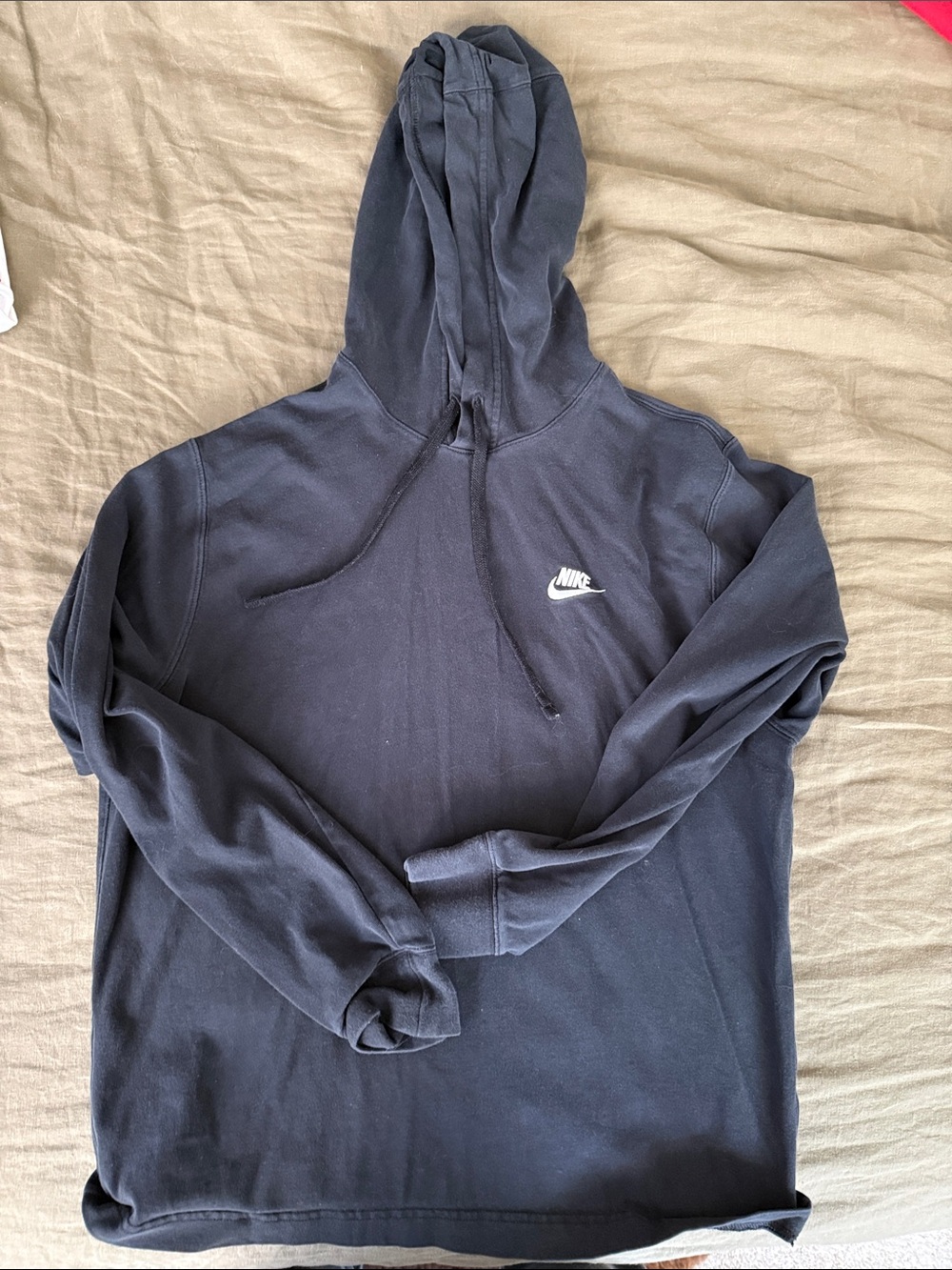 Nike Navy Hoodie with White Swoosh